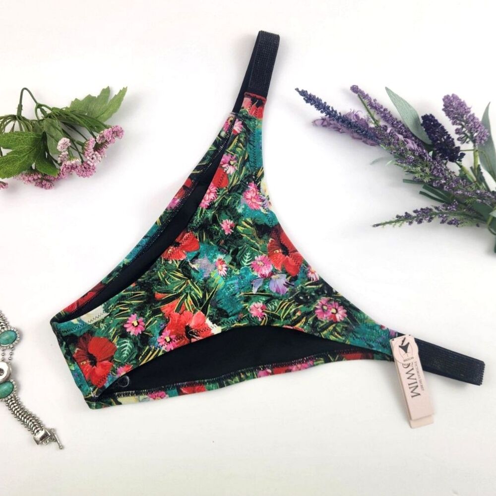 EXTRA LARGE Victoria's Secret Floral Print Swim Brazilian Bottom